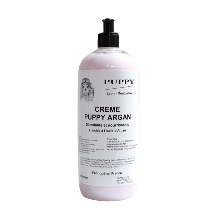 Crème démêlante argan pour chien  PUPPY