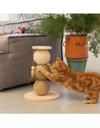 Griffoir chat Globes ELIO | Designed by Lotte | H. 47,5 cm