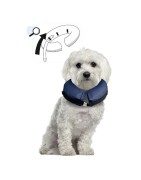 Collier gonflable pour protéger les chiens et chats blessés pour une meilleure guérison