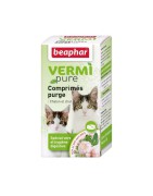 Boite de 50 comprimés purge aux plantes VERMIpure pour chat et chaton | Beaphar